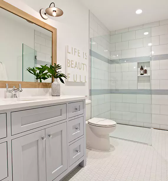 Budget Bathroom Remodel in Glenview, IL