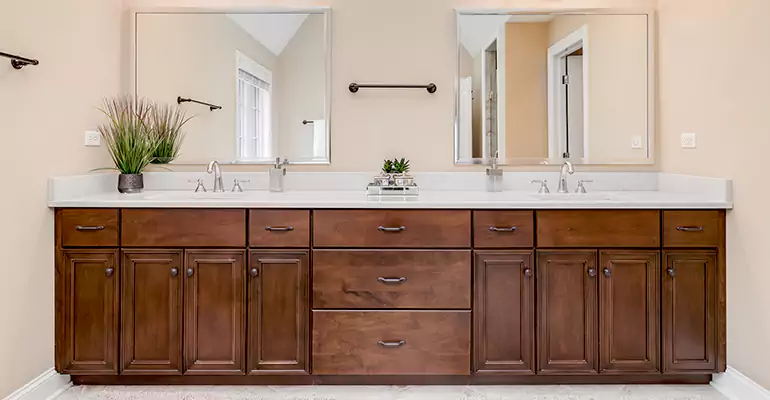 Bathroom Cabinet Renovation in Glenview