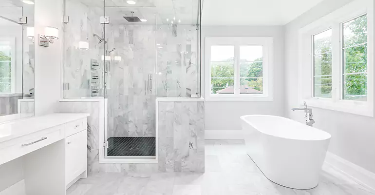 Full Shower Remodel in Glenview
