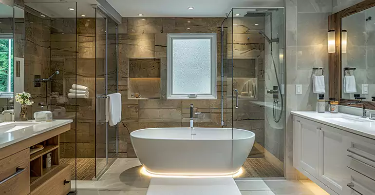 Master Suite Bathroom Remodel in Glenview, IL